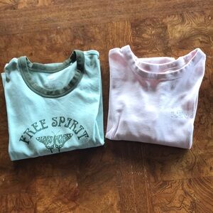 Women's Bundle Levis Tops Short Sleeve Tops - Green, Pink, Sz XS,  Small
